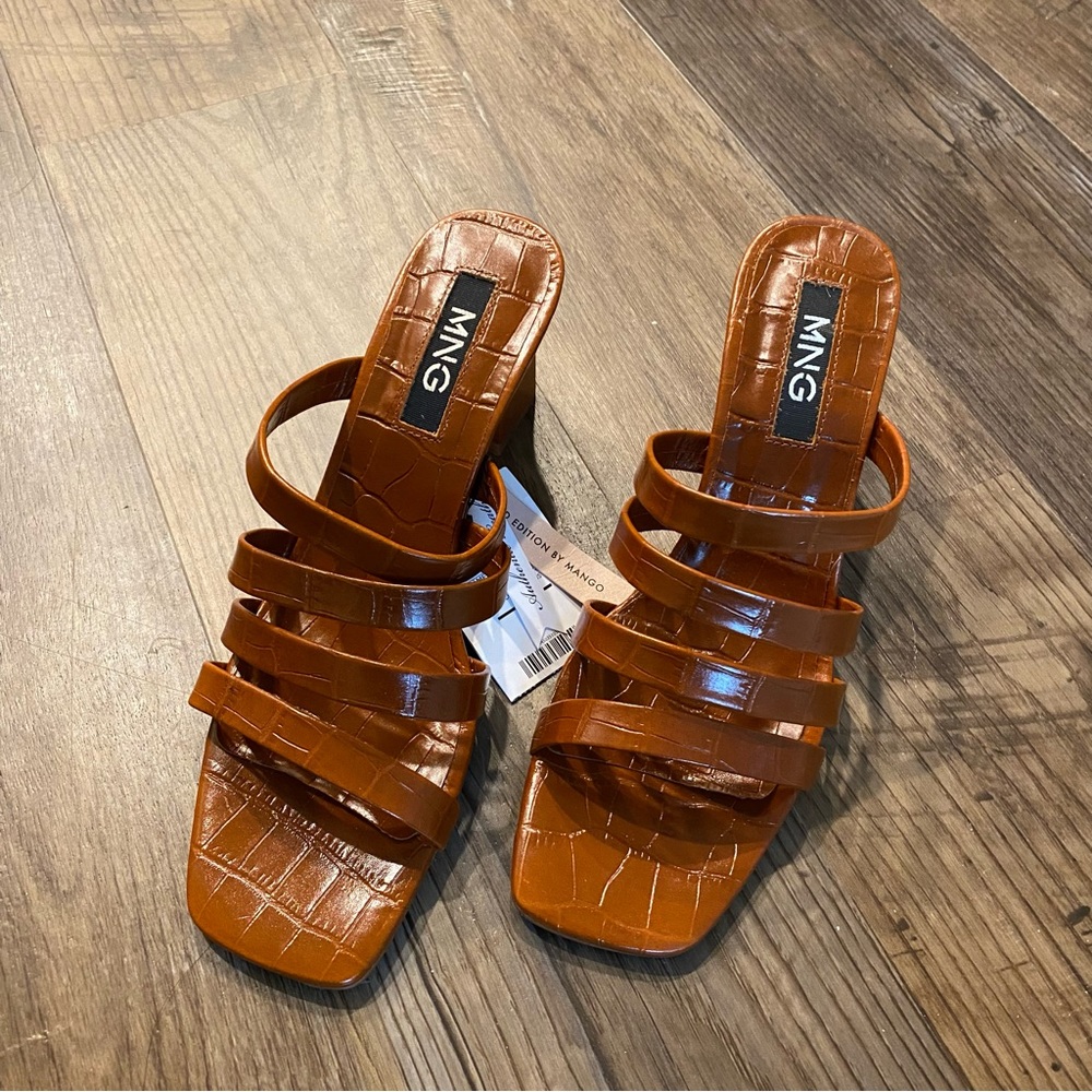 Mango | Vegan Croc Heels